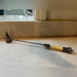 Vintagee international silvere company silver plated candle snuffer.